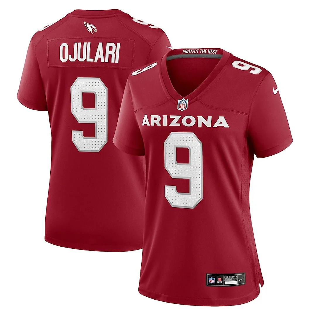 Zennovawear BJ Ojulari 9 Arizona Cardinals Women's Game Jersey - Cardinal