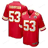 Zennovawear BJ Thompson 53 Kansas City Chiefs Game Men Jersey - Red