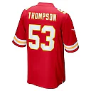 Zennovawear BJ Thompson 53 Kansas City Chiefs Game Men Jersey - Red
