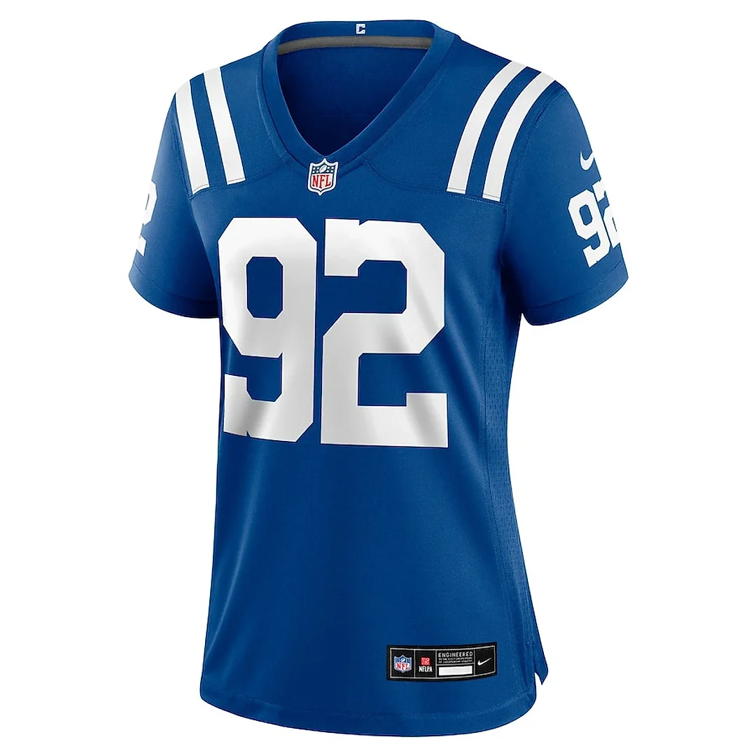 Zennovawear Bjoern Werner 92 Indianapolis Colts Women's Retired Player Game Jersey - Royal
