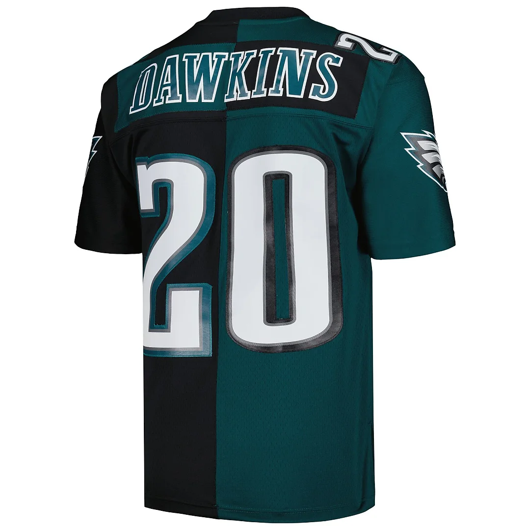 Zennovawear Brian Dawkins Philadelphia Eagles 2004 Split Legacy Replica Jersey - Midnight Green/Black