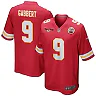 Zennovawear Blaine Gabbert 9 Kansas City Chiefs AFC Champions Patch Game Men Jersey - Red
