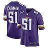 Zennovawear Blake Cashman 51 Minnesota Vikings Team Game Men Jersey - Purple