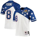Zennovawear Steve Young NFC 1994 Pro Bowl Authentic Jersey - White/Blue