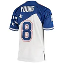 Zennovawear Steve Young NFC 1994 Pro Bowl Authentic Jersey - White/Blue