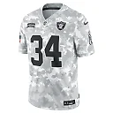 Zennovawear Bo Jackson 34 Las Vegas Raiders 2024 Salute to Service Retired Player Limited Men Jersey - Arctic Camo