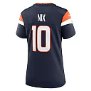 Zennovawear Bo Nix 10 Denver Broncos Women's Alternate Game Jersey - Navy