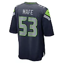 Zennovawear Boye Mafe 53 Seattle Seahawks Game Men Jersey - College Navy