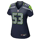 Zennovawear Boye Mafe 53 Seattle Seahawks Women's Team Game Jersey - College Navy