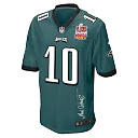 Zennovawear Braden Mann 10 Philadelphia Eagles Super Bowl LIX Champions Patch 'New Orleans - Where Legends Are Made' EMBROIDERED Game Men Jersey...