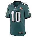 Zennovawear Braden Mann 10 Philadelphia Eagles Super Bowl LIX YOUTH Jersey - Midnight Green
