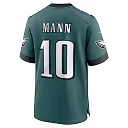 Zennovawear Braden Mann 10 Philadelphia Eagles Super Bowl LIX YOUTH Jersey - Midnight Green