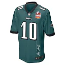 Zennovawear Braden Mann 10 Philadelphia Eagles Super Bowl LIX Champions Patch 'New Orleans - The Ultimate Showdown' EMBROIDERED Game Men Jersey...