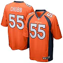 Zennovawear Bradley Chubb 55 Denver Broncos Men Game Jersey - Orange
