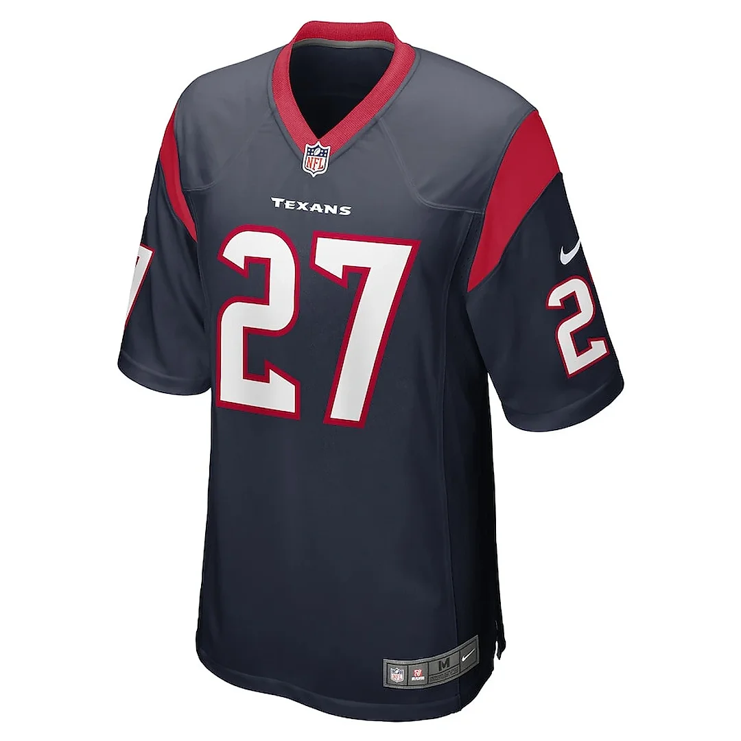 Zennovawear Brady Breeze 27 Houston Texans Game Men Jersey - Navy