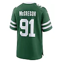Zennovawear Braiden McGregor 91 New York Jets Team Game Men Jersey - Legacy Green