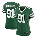 Zennovawear Braiden McGregor 91 New York Jets Women's Team Game Jersey - Legacy Green