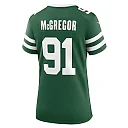 Zennovawear Braiden McGregor 91 New York Jets Women's Team Game Jersey - Legacy Green