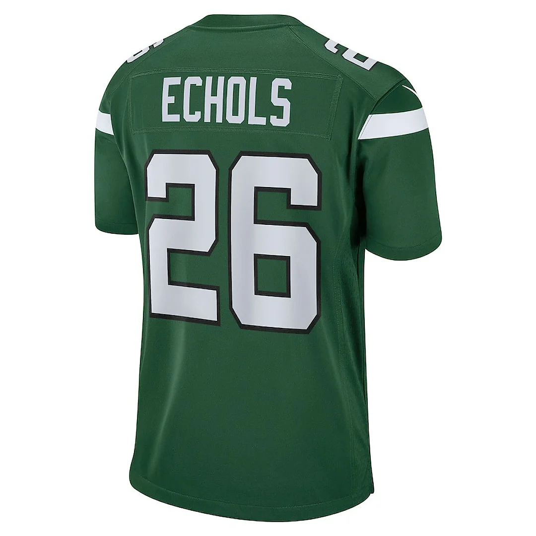 Zennovawear Brandin Echols 26 New York Jets Men Game Jersey - Gotham Green