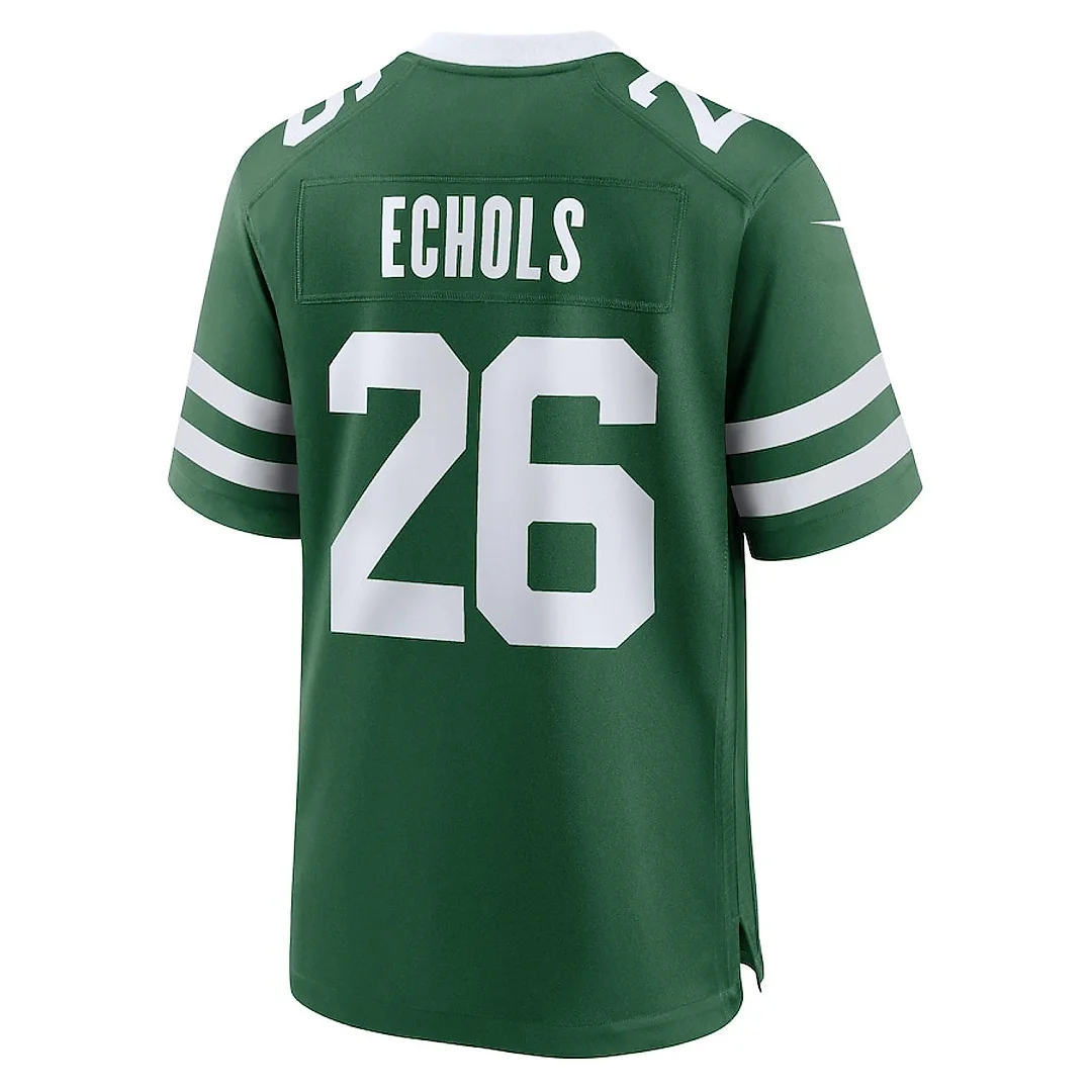 Zennovawear Brandin Echols 26 New York Jets Team Game Men Jersey - Legacy Green