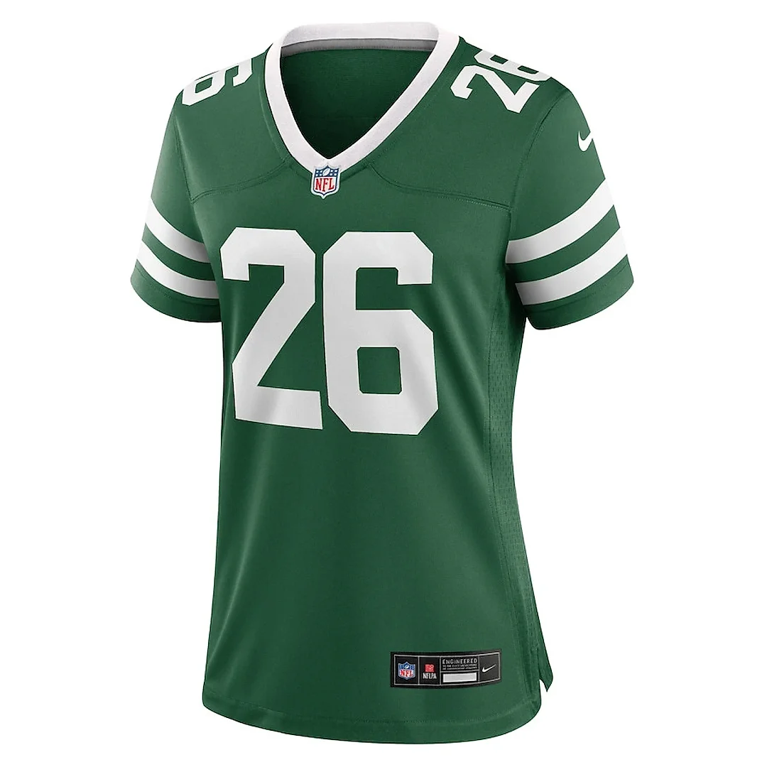 Zennovawear Brandin Echols 26 New York Jets Women's Team Game Jersey - Legacy Green