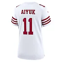Zennovawear Brandon Aiyuk 11 San Francisco 49ers Women Retired Game Jersey - White