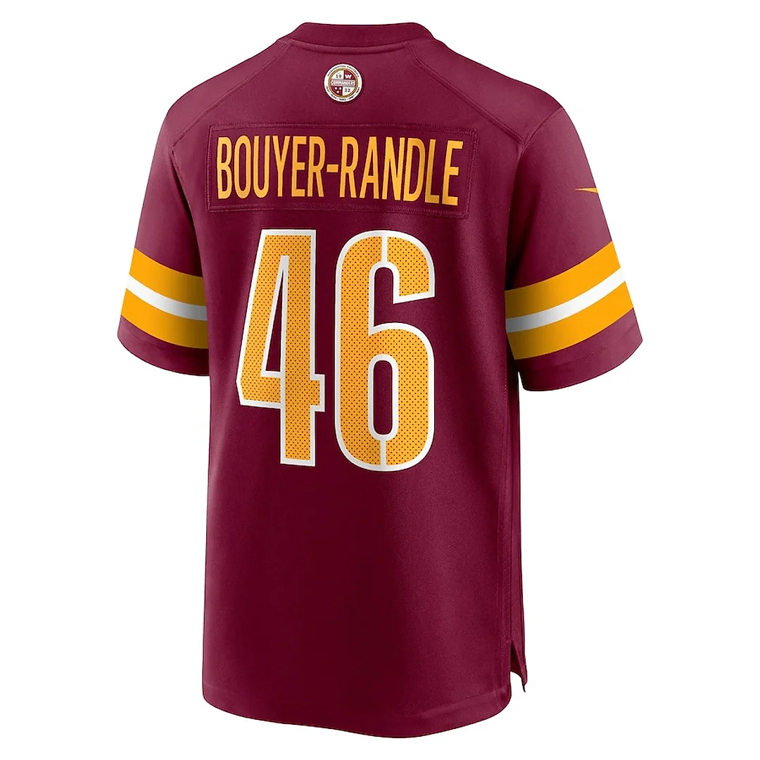 Zennovawear Brandon Bouyer-Randle 46 Washington Commanders Game Men Jersey - Burgundy