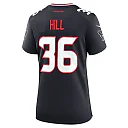Zennovawear Brandon Hill 36 Houston Texans Women's Team Game Jersey - Navy