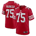 Zennovawear Brandon Parker 75 San Francisco 49ers Team Game Men Jersey - Scarlet