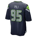 Zennovawear Brandon Pili 95 Seattle Seahawks Game Men Jersey - College Navy