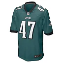 Zennovawear Brandon Smith 47 Philadelphia Eagles Game Men Jersey - Midnight Green