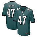 Zennovawear Brandon Smith 47 Philadelphia Eagles Game Men Jersey - Midnight Green
