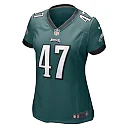 Zennovawear Brandon Smith 47 Philadelphia Eagles Game Women Jersey - Midnight Green