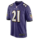 Zennovawear Brandon Stephens 21 Baltimore Ravens Team Game Men Jersey - Purple