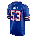 Zennovawear Branson Deen 53 Buffalo Bills Game Men Jersey - Royal