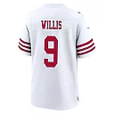 Zennovawear Brayden Willis 9 San Francisco 49ers NFC Champions Patch Game Men Jersey - White