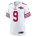 Zennovawear Brayden Willis 9 San Francisco 49ers NFC Champions Patch Game Men Jersey - White