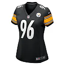 Zennovawear Breiden Fehoko 96 Pittsburgh Steelers Women's Game Jersey - Black