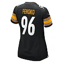 Zennovawear Breiden Fehoko 96 Pittsburgh Steelers Women's Game Jersey - Black