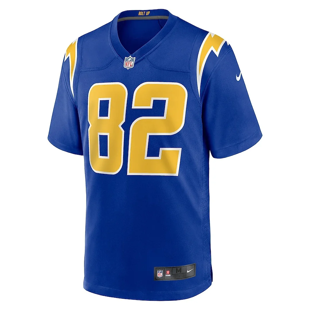Zennovawear Brenden Rice 82 Los Angeles Rams 2024 NFL Draft 2nd Alternate Game Jersey - Royal