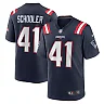 Zennovawear Brenden Schooler 41 New England Patriots Game Men Jersey - Navy