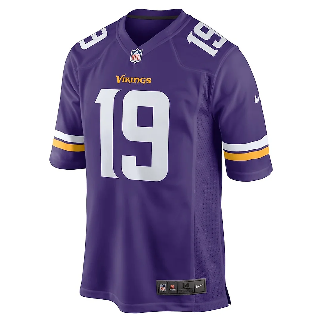 Zennovawear Brett Rypien 19 Minnesota Vikings Game Men Jersey - Purple