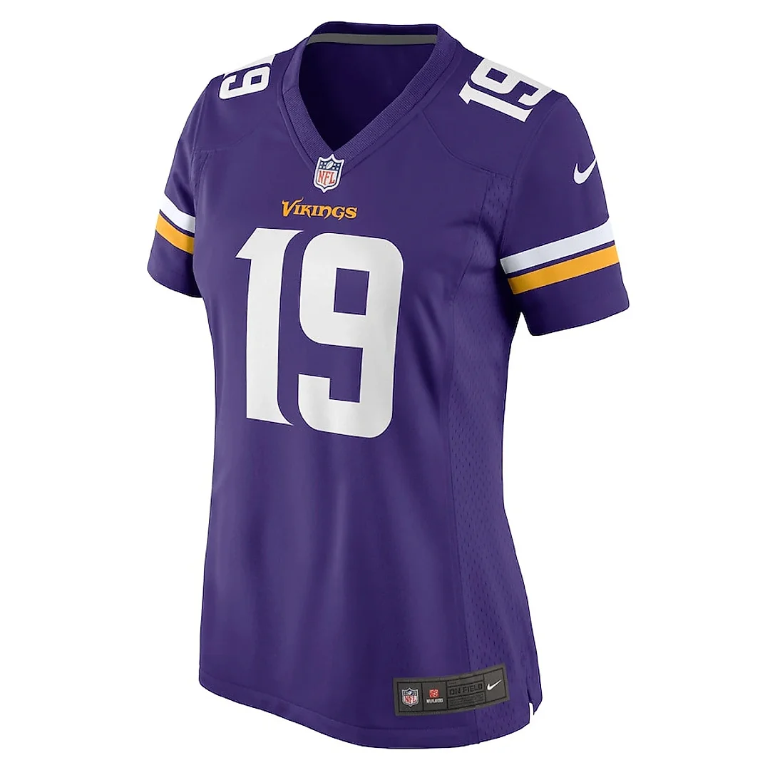 Zennovawear Brett Rypien 19 Minnesota Vikings Women's Game Jersey - Purple