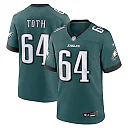 Zennovawear Brett Toth 64 Philadelphia Eagles Game Men Jersey - Midnight Green