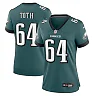 Zennovawear Brett Toth 64 Philadelphia Eagles Women Game Jersey - Midnight Green