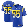 Zennovawear Brian Allen 55 Los Angeles Rams Men Game Jersey - Royal