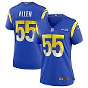 Zennovawear Brian Allen 55 Los Angeles Rams Women Game Jersey - Royal