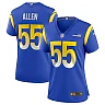 Zennovawear Brian Allen 55 Los Angeles Rams Women Game Jersey - Royal