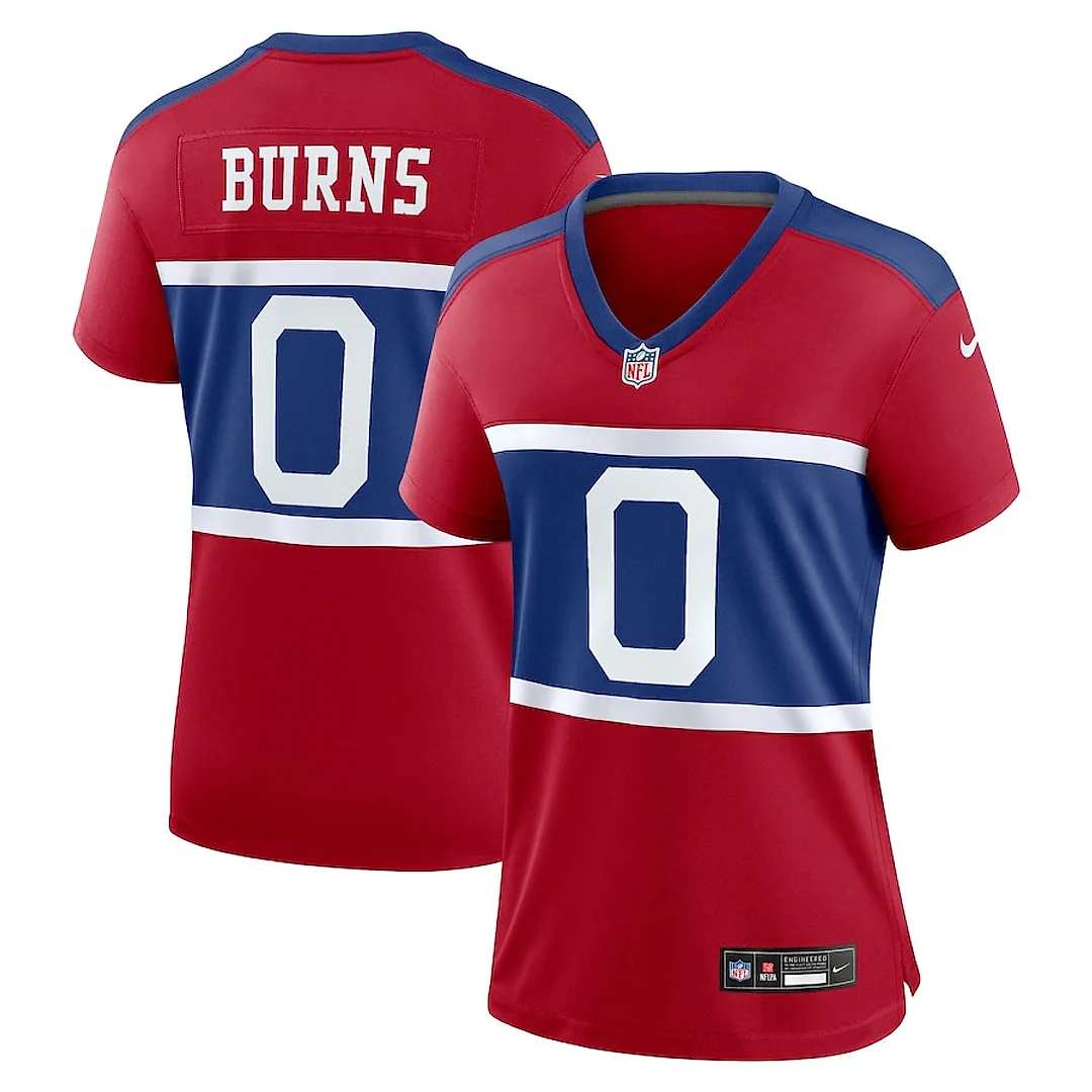 Zennovawear Brian Burns 0 New York Giants Women's Alternate Player Game Jersey - Century Red