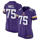 Zennovawear Brian O'Neill 75 Minnesota Vikings Women Game Jersey - Purple